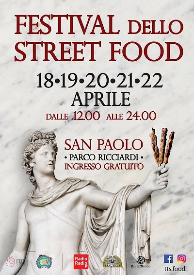 Typical truck street food - san paolo roma