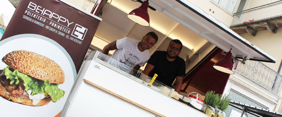 Allestimento Ape Hamburgeria